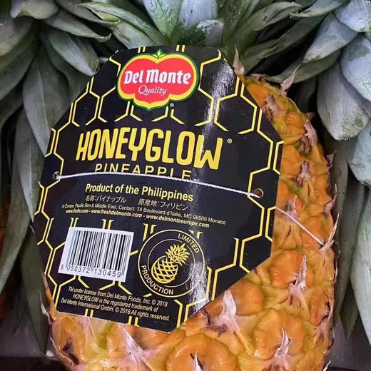 DelMonte蜂蜜凤梨 擁有金黃色的表面，內裡果肉香甜 商品图1