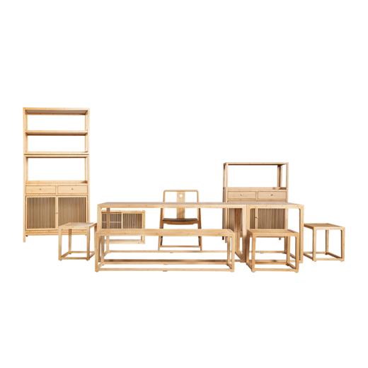 祥福  观文系列整套桌椅竹家具   库存需线下核实 请咨询后再下单 快递发到付 商品图1