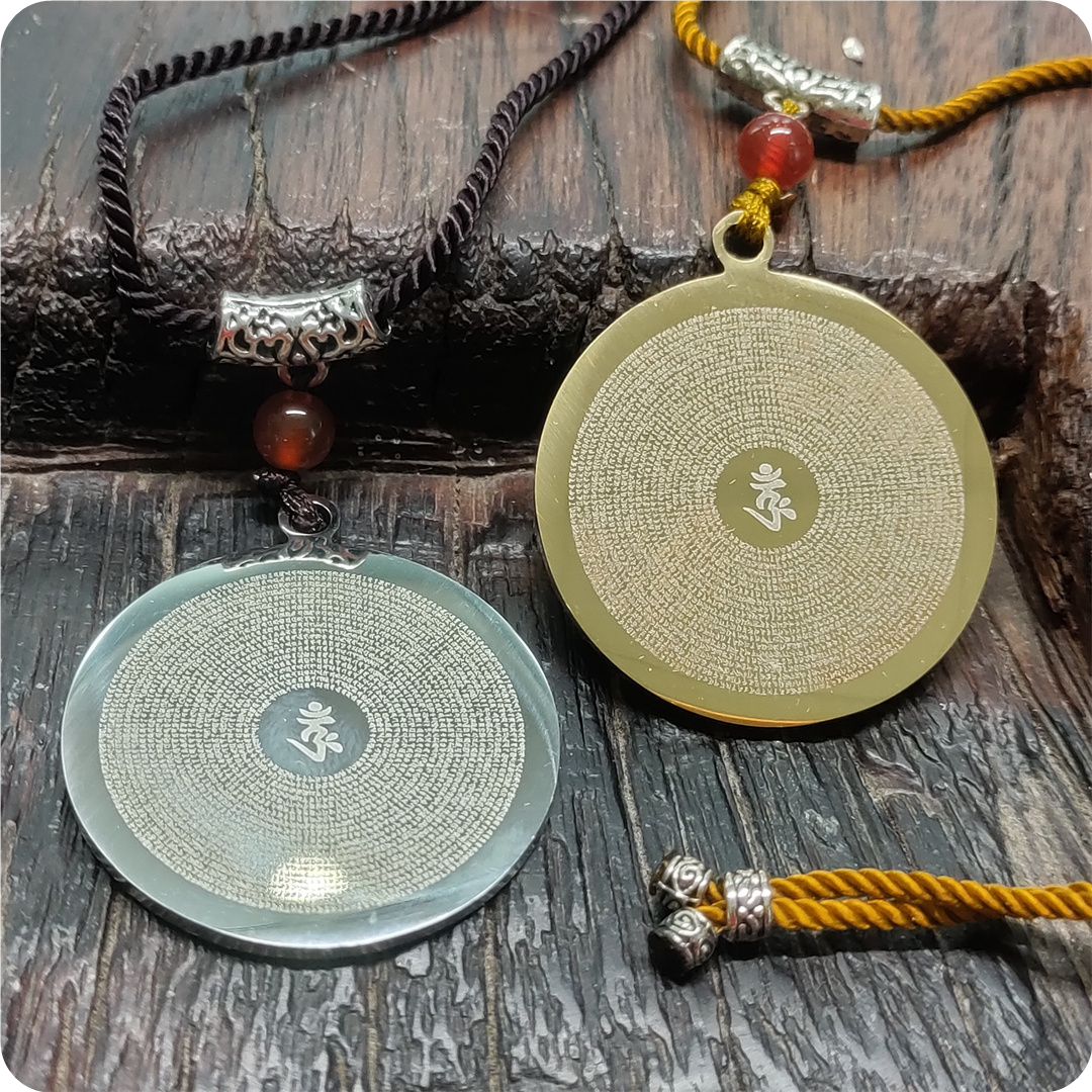 新款钛钢楞严吊坠