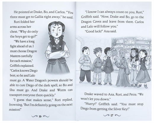 学乐大树系列 驯龙大师11 英文原版 Dragon Masters #11 Shine of the Silver Dragon 图画趣味阅读故事书 商品图2