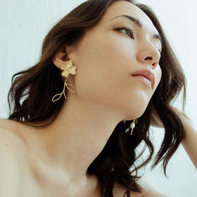 北京仓｜ANITA BERISHA-Petals and Branches-花瓣 树枝 耳环（不对称）［美国设计师］
