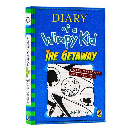 小屁孩日记12 英文原版漫画 Diary of a Wimpy Kid The Getaway 逃跑去度假 儿童文学小说 书籍进口英语课外阅读章节桥梁书 商品图0
