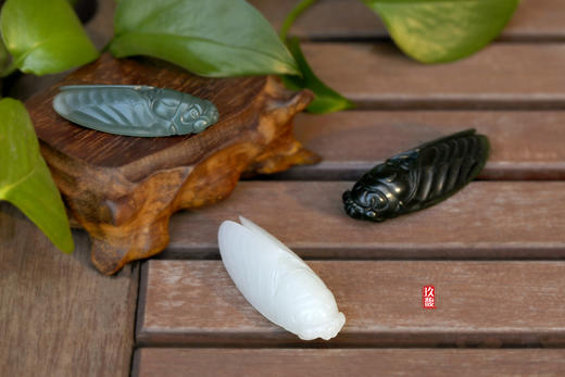 和田玉（羊脂玉）籽料挂件--蝉33.02g 商品图5