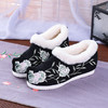 古风汉服鞋子女冬季加绒加厚内增高翘头汉鞋女学生保暖绣花鞋棉鞋 商品缩略图9