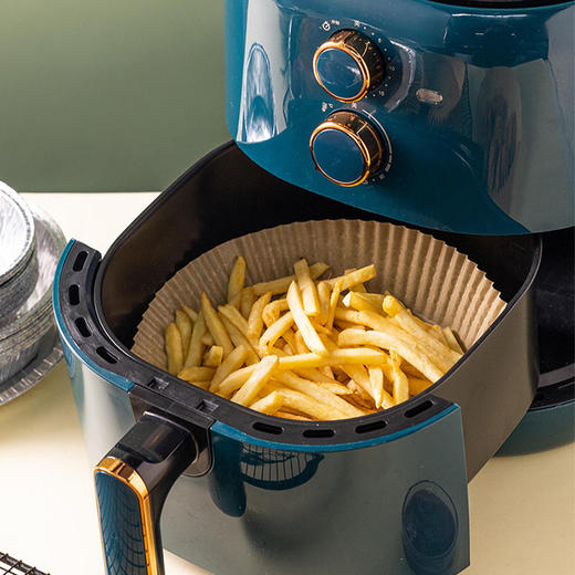 空气炸锅专用纸纸垫食品级吸油纸垫纸烘焙家用烤纸硅油纸圆形纸盘 商品图8