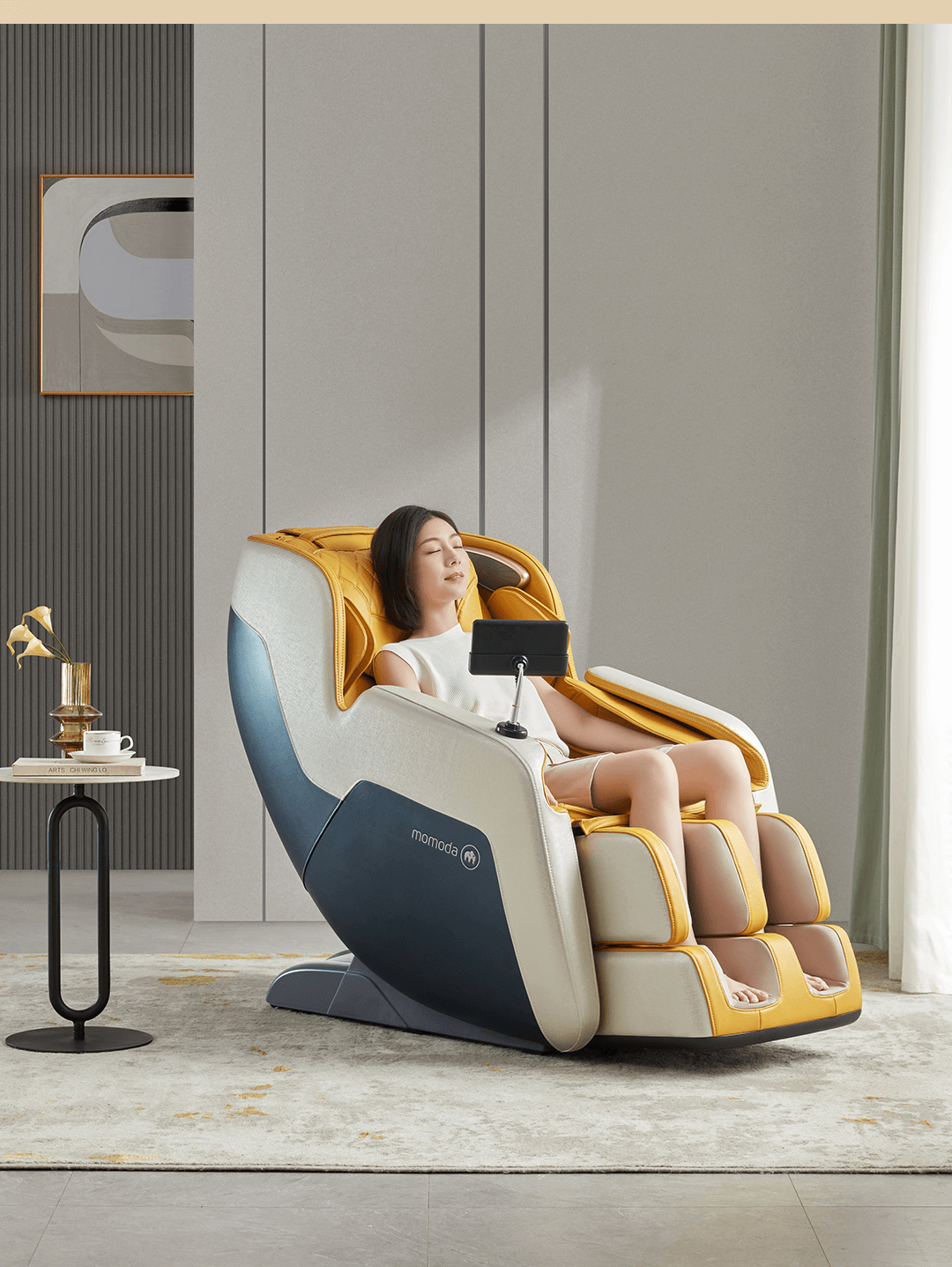 摩摩哒智能家用多功能老人全自动电动全身按摩椅舒享派m518太空舱