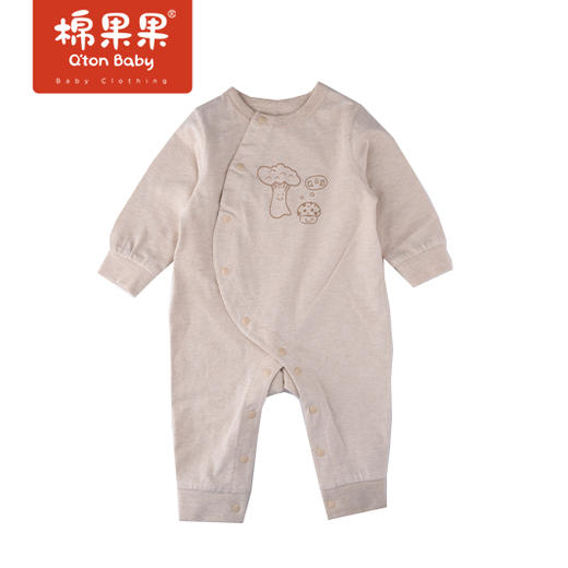 商场同款棉果果春秋款新疆彩棉偏襟连体衣哈衣M101720122004 商品图2