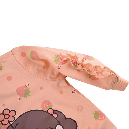 商场同款棉果果春季女童小毛圈圆领套头卫衣M122180222101 商品图3