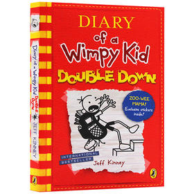 小屁孩日记11 英文原版小说 Diary of a Wimpy Kid Double Down 儿童英语故事章节桥梁书 小学生漫画课外读物