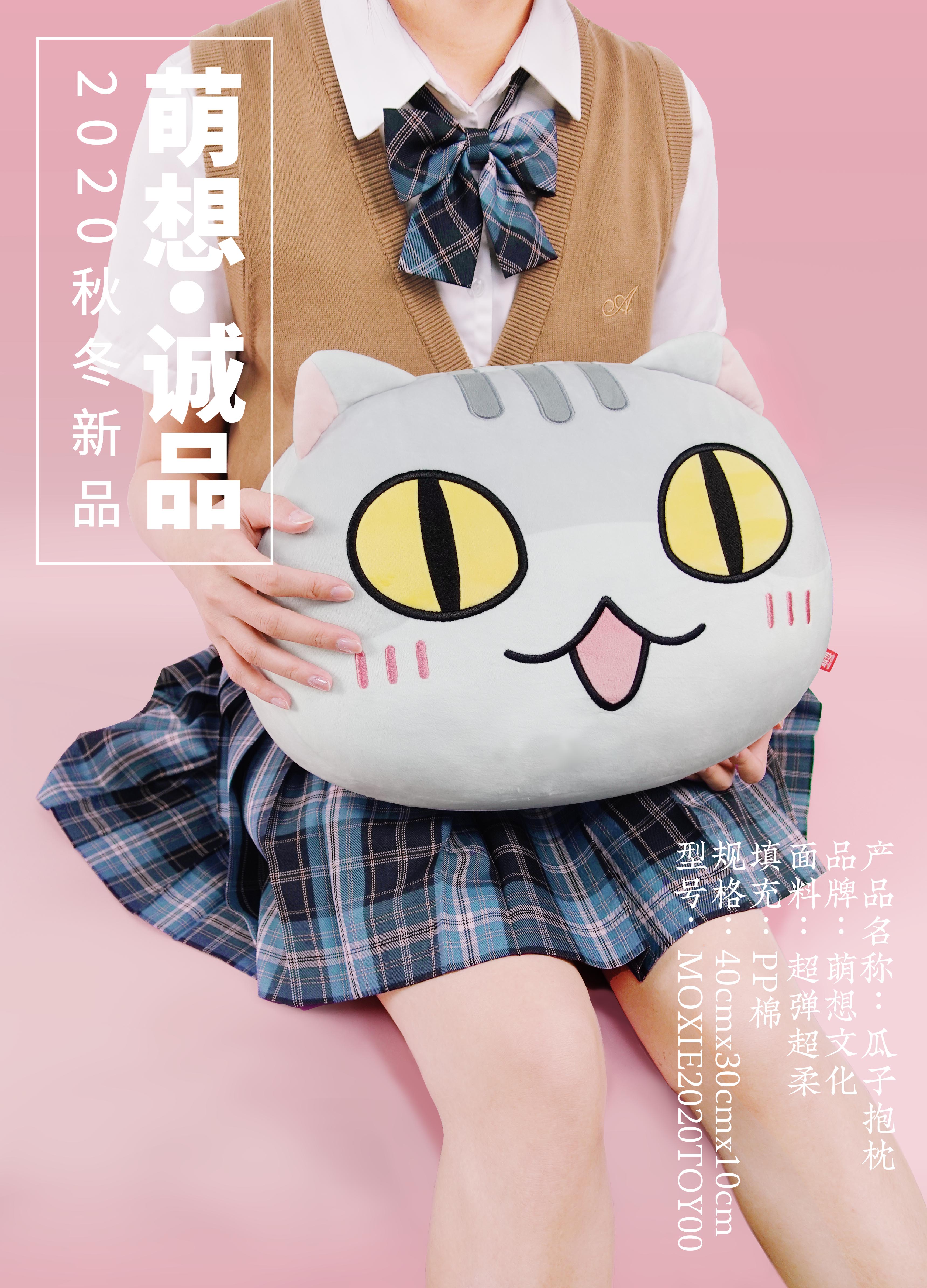 【瓜子抱枕】如果历史是一群喵 肥志官方周边毛绒靠垫头枕