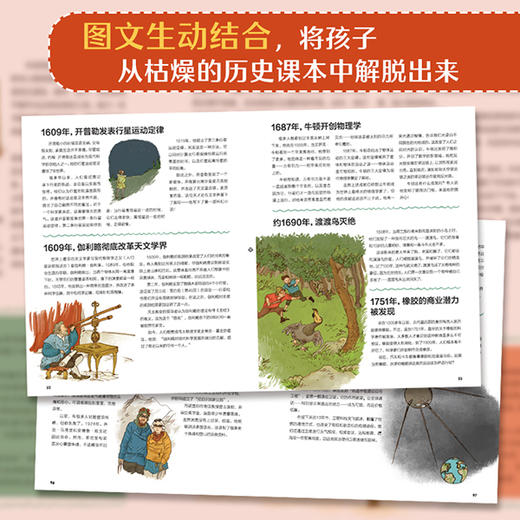 【精装】儿童版中国简史 儿童版世界简史 儿童版数学简史 儿童版中国皇帝简史（全4册） 商品图12