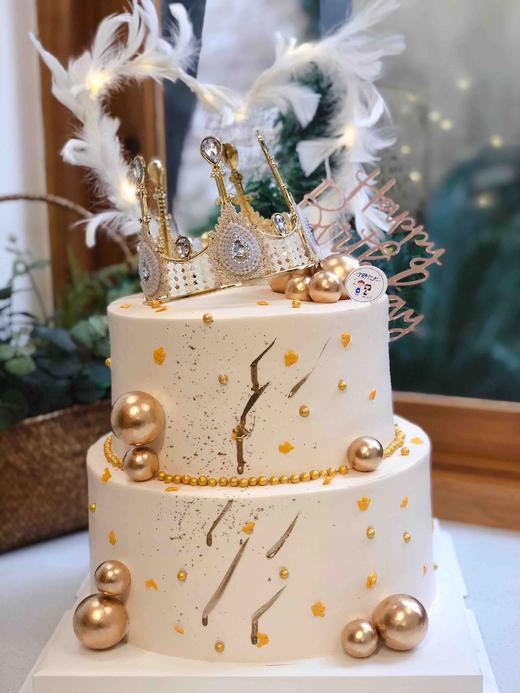 双层皇冠奶油蛋糕 下单前请仔细阅读商品详情 商品图0