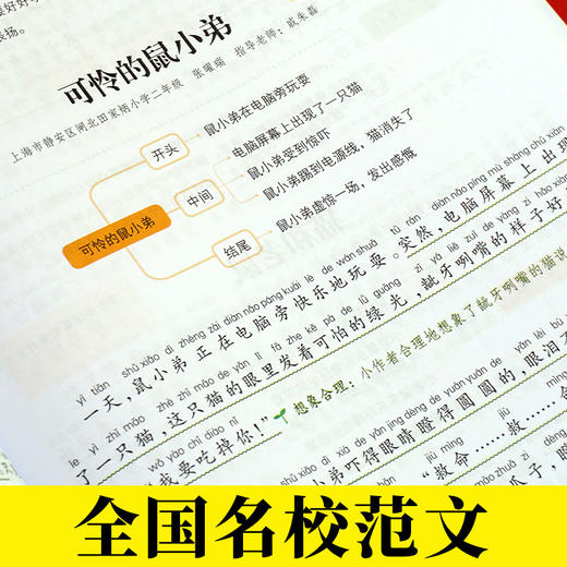 开心作文·21秋小学生开心同步作文2年级（上册） 商品图4