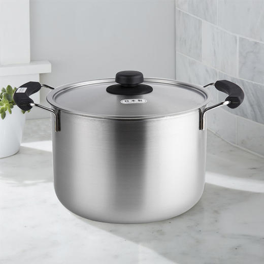 日本原产YOSHIKAWA燃气电磁炉两用不锈钢蒸锅22cm 商品图0