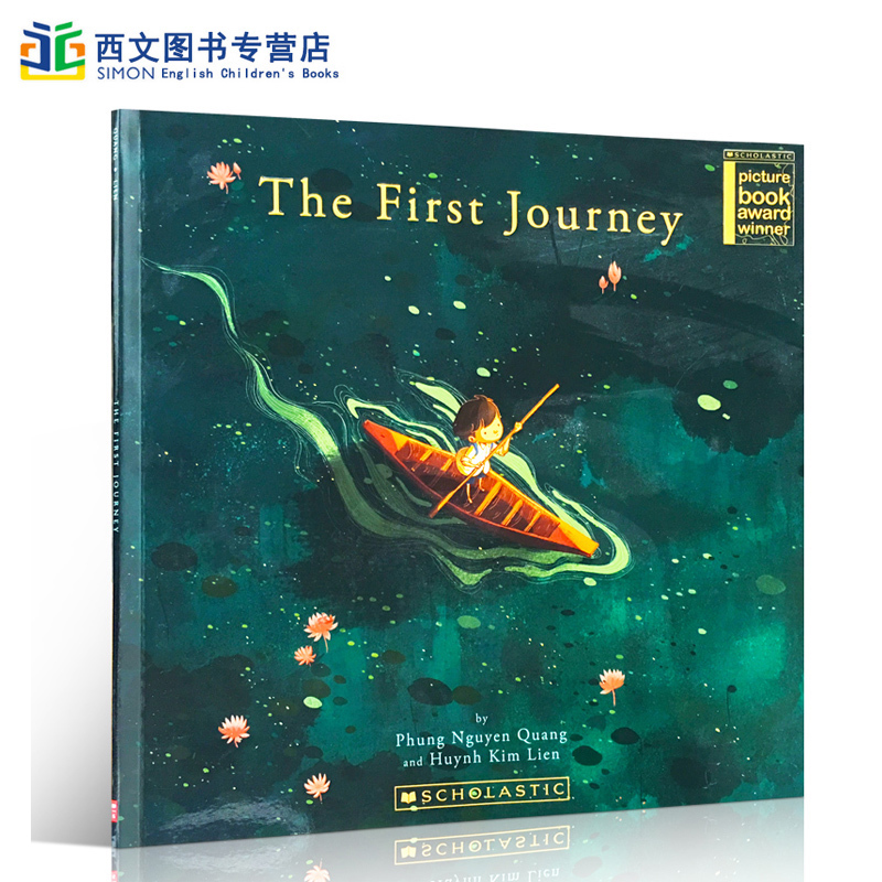 英文原版绘本 The First Journey 第一次旅行 强大而美丽的故事 培养儿童勇敢自信心 战胜挫折 启蒙英语神奇探险故事书