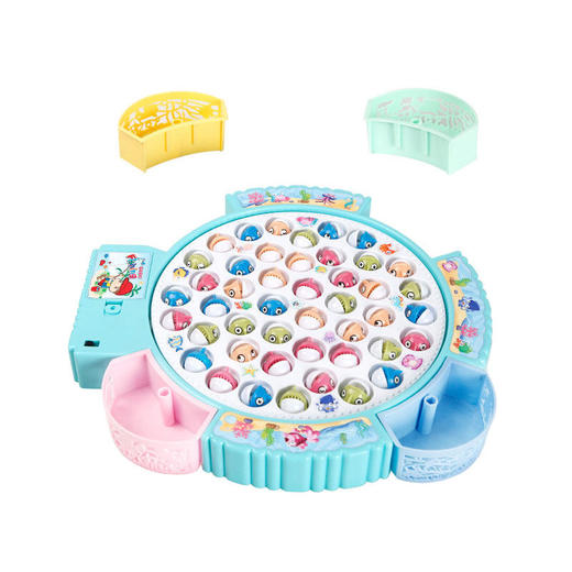 传枫 儿童钓鱼玩具小猫钓鱼亲子互动电动玩具游戏玩具益智玩具早教学习CF-20222 商品图1