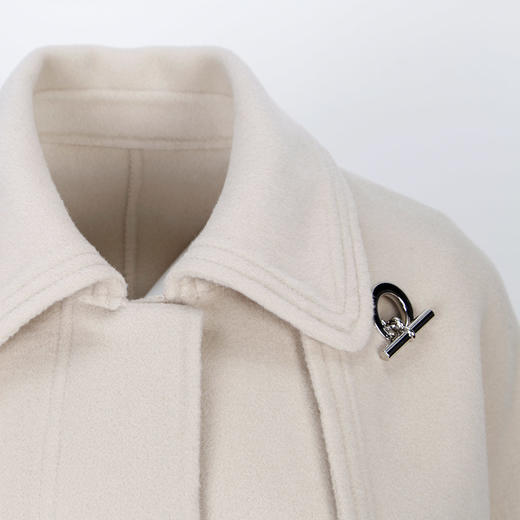 LD930斯尔丽[两件套]瑟俪2021秋冬新款可脱卸长袖外套高品质羊毛大衣 商品图4