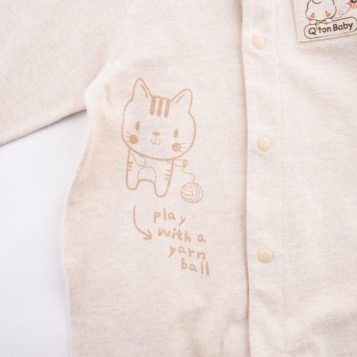 商场同款棉果果春季新疆彩棉对开连体衣连身衣哈衣M101722122006 商品图2