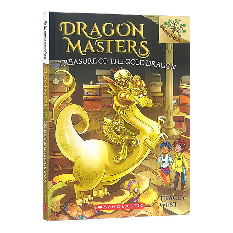 学乐大树系列 驯龙大师12 英文原版 dragon masters#12 treasure of