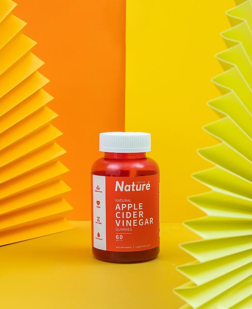 【高含量儿童苹果醋咀嚼软糖】剂量加倍 单粒500mg苹果醋 儿童喜爱口感 无刺激酸味无添加 60粒 补充胃酸 商品图3