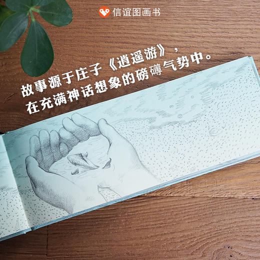【梅子涵、何捷推荐】信谊原创图画书：北冥有鱼   刘畅作品第三届信谊图画书奖创作奖佳作 信谊绘本 0-6岁儿童绘本 商品图1