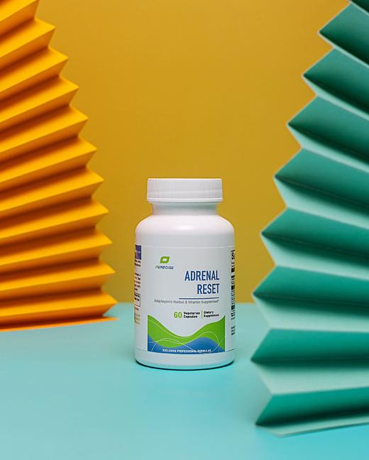 【抗压活力素支持肾上腺】Adrenal Reset 名贵草本 虫草人参 60粒 肾上腺疲劳 能量活力 Purecise倍赛思 商品图5