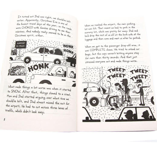 小屁孩日记12 英文原版漫画 Diary of a Wimpy Kid The Getaway 逃跑去度假 儿童文学小说 书籍进口英语课外阅读章节桥梁书 商品图1