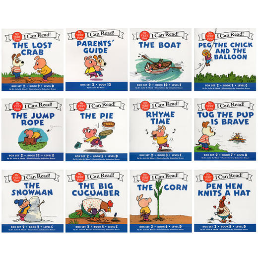 跟塔戈和他的朋友们学习12册 第二辑 英文原版绘本 Learn to Read with Tug the Pup and Friends 英文版儿童英语启蒙认知分级读物 商品图2