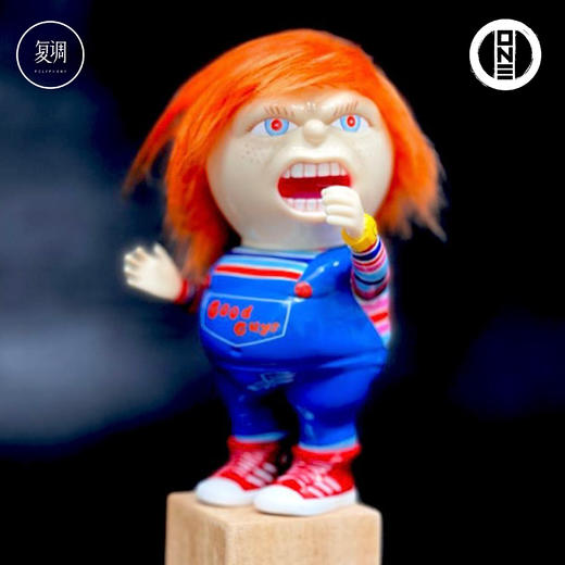 现货 壹工坊 万圣节 鬼娃恰吉 搪胶潮玩 摆件 商品图2