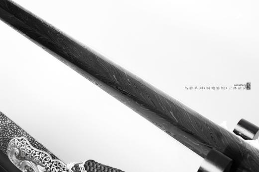 三希堂 乌骓系列 高雕错银云林清剑 未开刃 商品图4