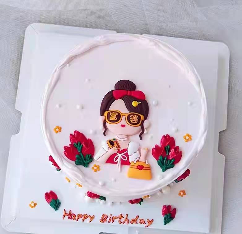 【甜久荟 富婆 做自己的主人】 纯动物鲜奶蛋糕 无化学添加 低糖 好吃又健康