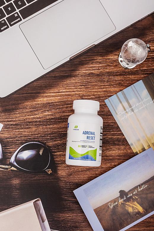【抗压活力素支持肾上腺】Adrenal Reset 名贵草本 虫草人参 60粒 肾上腺疲劳 能量活力 Purecise倍赛思 商品图1