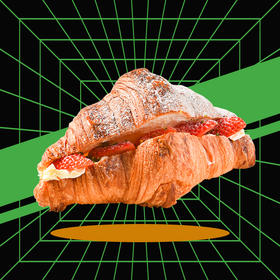 草莓奶昔大羊角