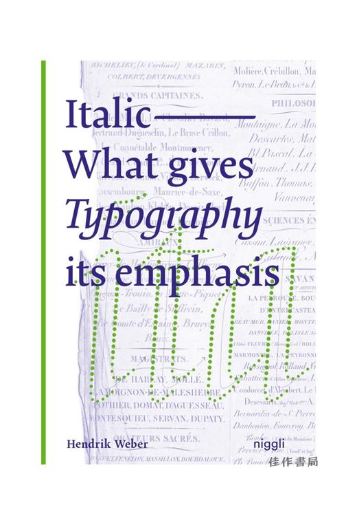 Italic: What gives Typography its emphasis/斜体：是什么让排版成为重点 商品图0