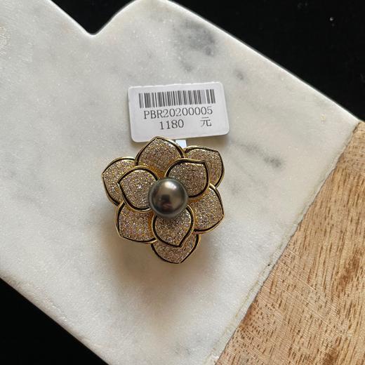 14K 注金海水珍珠胸针PBR20200005 商品图0