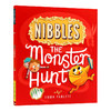 啃书小黄怪尼宝之寻兽师 英文原版绘本 Nibbles The Monster Hunt 小机关翻翻游戏洞洞书 英语启蒙图画故事书 进口英语书 商品缩略图0