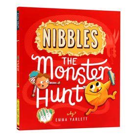 啃书小黄怪尼宝之寻兽师 英文原版绘本 Nibbles The Monster Hunt 小机关翻翻游戏洞洞书 英语启蒙图画故事书 进口英语书