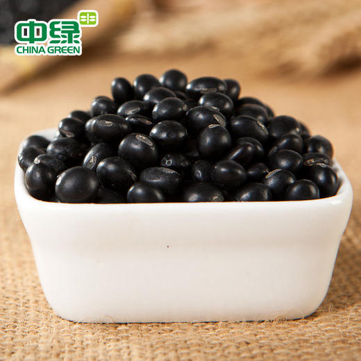 中绿黑豆400g 自产东北绿芯心仁粗粮煮粥杂粮豆浆 真空包装黑豆 商品图4