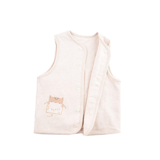 商场同款棉果果春季新疆彩棉两面穿马夹M101171122010 商品图4