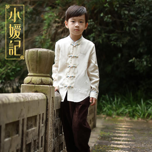 小嫒记男童秋冬新款裤子 暖绒 暖棕 商品图4