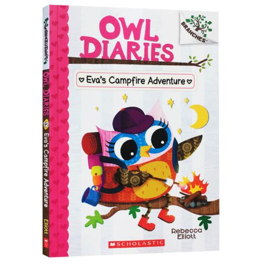 猫头鹰日记12 伊娃的篝火历险 英文原版 Owl Diaries #12 Eva's Campfire Adventure 学乐大树系列 商品图1