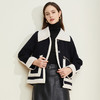 LH9X3斯尔丽瑟俪(斯尔丽高端)大口袋双面呢短款女式大衣外套 商品缩略图1