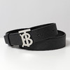 BURBERRY 博柏利 TB专属标识图案粒纹皮革腰带 男士腰带 黑色 8046542 A1189 商品缩略图0