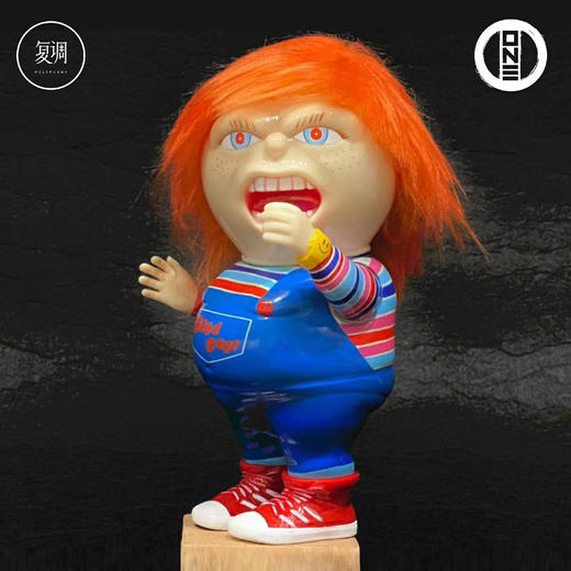 现货 壹工坊 万圣节 鬼娃恰吉 搪胶潮玩 摆件 商品图1