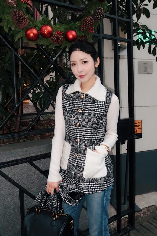 Maison Covet 粗花呢可脱卸大衣 商品图9