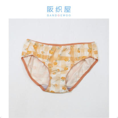 阪织屋棉质桃子印花女士内裤（三条装）2631760348002 商品图1