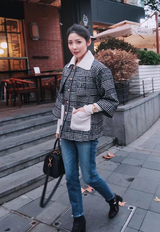 Maison Covet 粗花呢可脱卸大衣 商品图4