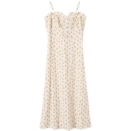 裁缝学苑AG229 夏季新款法式茶歇碎花吊带连衣裙纸样服装打版图纸 商品图3