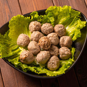 【地道潮汕牛肉丸&牛筋丸】85%牛肉+10%猪肉 鲜嫩Q弹爆汁 炖煮涮火锅都好吃！