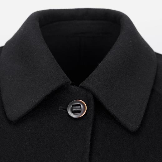 LH9J4斯尔丽2021瑟俪秋冬新款时尚感通勤外套单排扣双面呢中长款大衣 商品图3